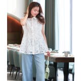 【洗える】パールボタン・レースペプラムジレ | RUIRUE BOUTIQUE | 詳細画像8