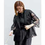 シアーメッシュ ダンボールテーラードジャケット | RUIRUE BOUTIQUE | 詳細画像15