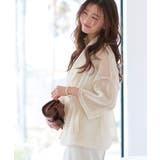 シアーメッシュ ダンボールテーラードジャケット | RUIRUE BOUTIQUE | 詳細画像5