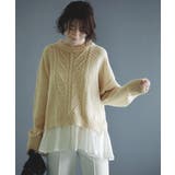 ビックカラーケーブルニット | RUIRUE BOUTIQUE | 詳細画像9 