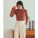 選べるデザイン 静電気防止ボタンスリーブリブニット | RUIRUE BOUTIQUE | 詳細画像12