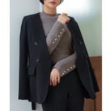 選べるデザイン 静電気防止ボタンスリーブリブニット | RUIRUE BOUTIQUE | 詳細画像20