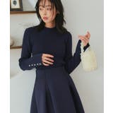 選べるデザイン 静電気防止ボタンスリーブリブニット | RUIRUE BOUTIQUE | 詳細画像23