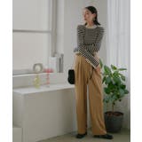 選べるデザイン 静電気防止ボタンスリーブリブニット | RUIRUE BOUTIQUE | 詳細画像5
