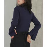 選べるデザイン静電気防止フレアスリーブリブニット | RUIRUE BOUTIQUE | 詳細画像12