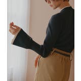 選べるデザイン静電気防止フレアスリーブリブニット | RUIRUE BOUTIQUE | 詳細画像14