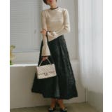 選べるデザイン静電気防止フレアスリーブリブニット | RUIRUE BOUTIQUE | 詳細画像15
