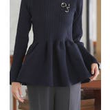 スポンディッシュボリュームぺプラムニット | RUIRUE BOUTIQUE | 詳細画像11