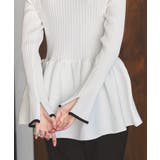 スポンディッシュボリュームぺプラムニット | RUIRUE BOUTIQUE | 詳細画像14