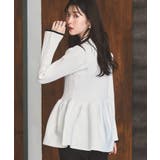 スポンディッシュボリュームぺプラムニット | RUIRUE BOUTIQUE | 詳細画像16