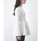 スポンディッシュボリュームぺプラムニット | RUIRUE BOUTIQUE | 詳細画像18