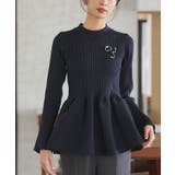 スポンディッシュボリュームぺプラムニット | RUIRUE BOUTIQUE | 詳細画像7
