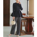 スポンディッシュボリュームぺプラムニット | RUIRUE BOUTIQUE | 詳細画像9