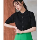 透かし編みニットポロ | RUIRUE BOUTIQUE | 詳細画像10