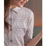 透かし編みニットポロ | RUIRUE BOUTIQUE | 詳細画像12