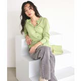 メタルボタンカラーパフカーデ | RUIRUE BOUTIQUE | 詳細画像10