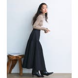 袖口ニットフリル&パールRIBニット | RUIRUE BOUTIQUE | 詳細画像2