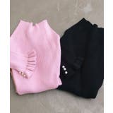 袖口ニットフリル&パールRIBニット | RUIRUE BOUTIQUE | 詳細画像20