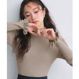 袖口ニットフリル&パールRIBニット | RUIRUE BOUTIQUE | 詳細画像4