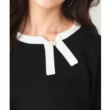 衿リボンバイカラーニット | RUIRUE BOUTIQUE | 詳細画像13