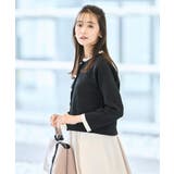 スポンディッシュバイカラーボックスカーディガン | RUIRUE BOUTIQUE | 詳細画像4 
