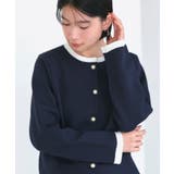 スポンディッシュバイカラーボックスカーディガン | RUIRUE BOUTIQUE | 詳細画像7 
