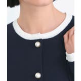 スポンディッシュバイカラーボックスカーディガン | RUIRUE BOUTIQUE | 詳細画像9 