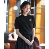 ブラック(BL) | クロシェ風パフニット | RUIRUE BOUTIQUE