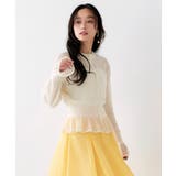 メッシュフリルカーデ | RUIRUE BOUTIQUE | 詳細画像1