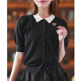 衿つきパフスリーブニットカーデ | RUIRUE BOUTIQUE | 詳細画像20