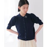 衿つきパフスリーブニットカーデ | RUIRUE BOUTIQUE | 詳細画像21