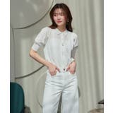 衿つきパフスリーブニットカーデ | RUIRUE BOUTIQUE | 詳細画像8