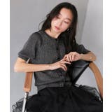 2WAYラメRIBパフカーデ | RUIRUE BOUTIQUE | 詳細画像1