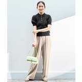 パールボタンヘンリーポロニット | RUIRUE BOUTIQUE | 詳細画像17