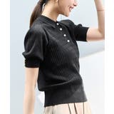 パールボタンヘンリーポロニット | RUIRUE BOUTIQUE | 詳細画像18