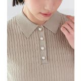 パールボタンヘンリーポロニット | RUIRUE BOUTIQUE | 詳細画像20