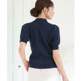 パールボタンヘンリーポロニット | RUIRUE BOUTIQUE | 詳細画像23