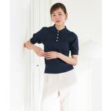 パールボタンヘンリーポロニット | RUIRUE BOUTIQUE | 詳細画像24
