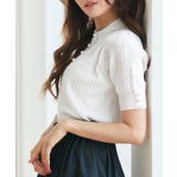 パールボタンヘンリーポロニット | RUIRUE BOUTIQUE | 詳細画像5