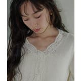ウールモヘアブレンドレースカーディガン | RUIRUE BOUTIQUE | 詳細画像5