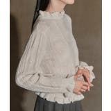 ウールモヘアブレンドフリルプルオーバー | RUIRUE BOUTIQUE | 詳細画像13