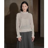 ウールモヘアブレンドフリルプルオーバー | RUIRUE BOUTIQUE | 詳細画像7