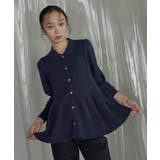 衿つきペプラムRIBニット | RUIRUE BOUTIQUE | 詳細画像16