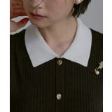 衿つきペプラムRIBニット | RUIRUE BOUTIQUE | 詳細画像3