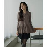 衿つきペプラムRIBニット | RUIRUE BOUTIQUE | 詳細画像6