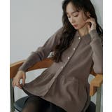 衿つきペプラムRIBニット | RUIRUE BOUTIQUE | 詳細画像7