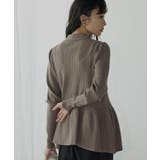 衿つきペプラムRIBニット | RUIRUE BOUTIQUE | 詳細画像9