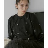 フラワーパール&刺繍デザインパフニット | RUIRUE BOUTIQUE | 詳細画像10