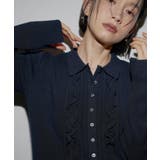 襟つきフリルニットカーデ | RUIRUE BOUTIQUE | 詳細画像10