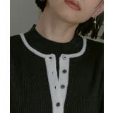 ボタンデザインカーデレイヤードニット | RUIRUE BOUTIQUE | 詳細画像23